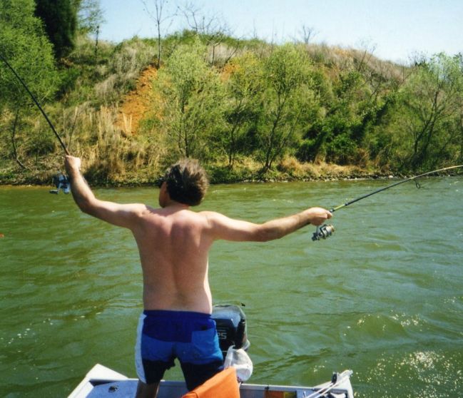 Striper Hybrid Fishing Tenessee
Sometimes you get two at a time!
[url=http://www.trophyfishingtn.com/]TrophyFishingTN.Com[/url]
